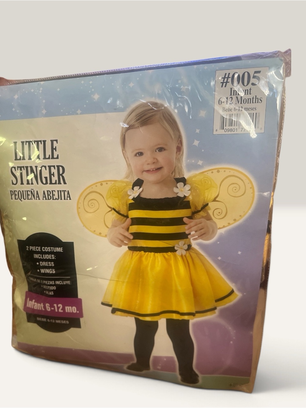 Little Stinger Infant Costume 6-12M New